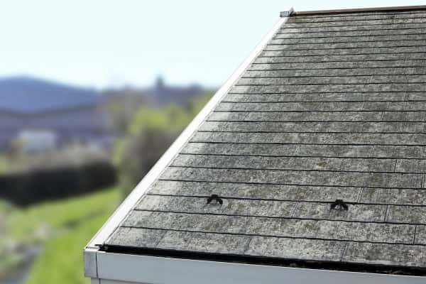 屋根塗装塗り替えサイン：屋根材の色あせ