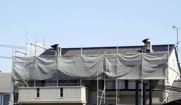 東京都府中市の外壁塗装・屋根塗装業者、ST興業：足場工事・養生～高圧洗浄～下地処理・屋根の補修