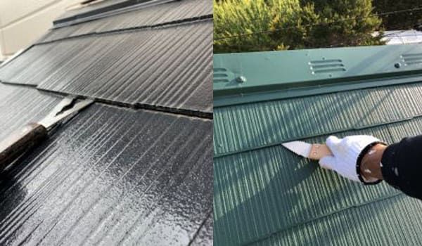 東京都府中市の外壁塗装・屋根塗装業者、ST興業：下塗り～縁切り・タスペーター